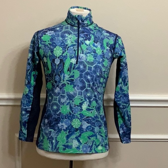 PMX 3.0 SUPER MIDWEIGHT BASELAYER SET- Floral Iodalite Print - Picture 6 of 16